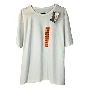 Rough Dress Men’s White T-Shirt – XXL | Soft 4-Way Stretch Classic Fit